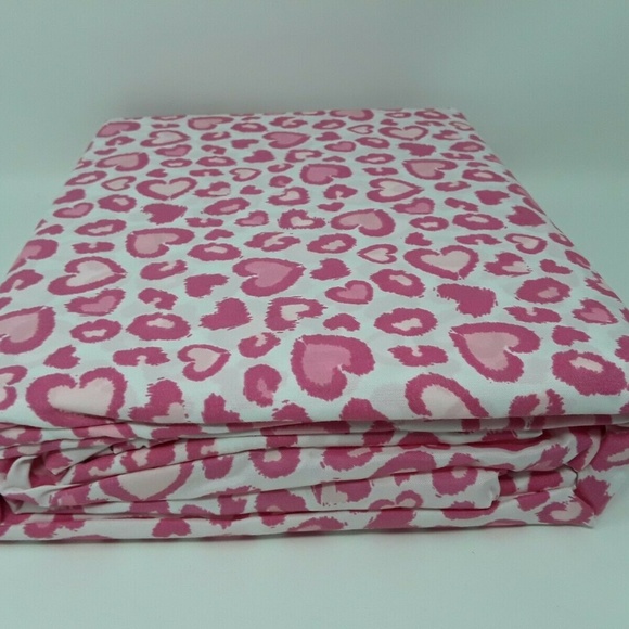 Maggie Miller Twin Sheet Set Pink Hearts Hearts - Picture 3 of 8